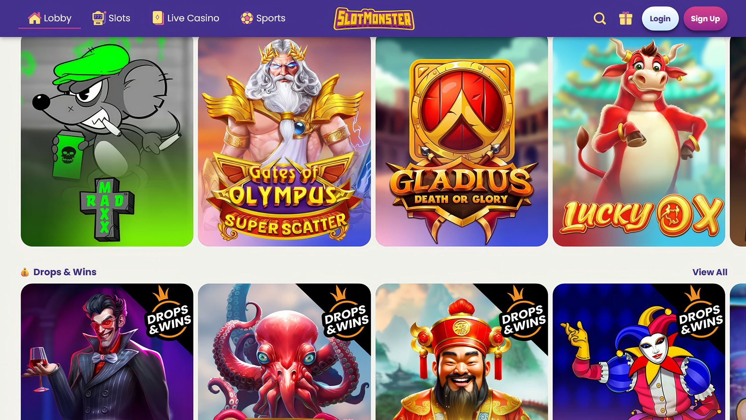 SlotMonster desktop screenshot 2